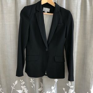 2 Piece Black Pinstripe suit